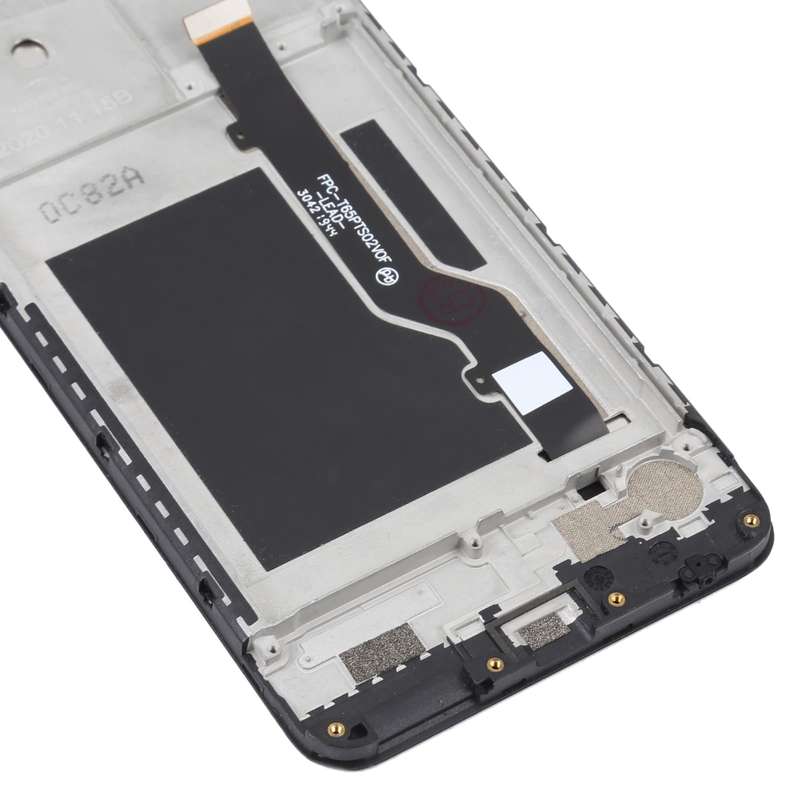 OEM LCD Screen For ZTE Blade A7S 2020 A7020 Digitizer Full Assembly with Frame (Black)