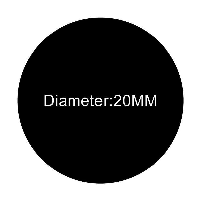1000 PCS Round Shape Self-adhesive Colorful Mark Sticker Mark Label(Black)