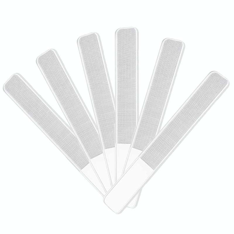 6 PCS Transparent Nano Glass Polished Nail File, Specification: Glass File Bulk