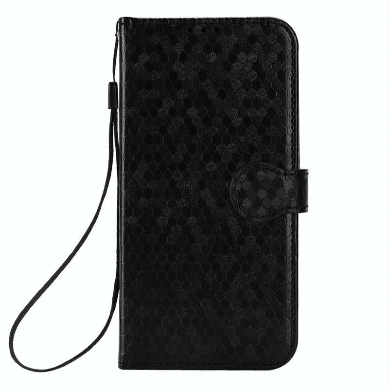 For vivo V27e / S16e Honeycomb Dot Texture Leather Phone Case(Black)
