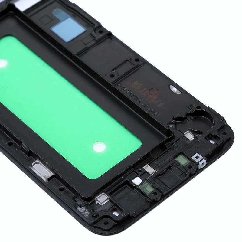 For Galaxy J730  Front Housing LCD Frame Bezel Plate(Black)