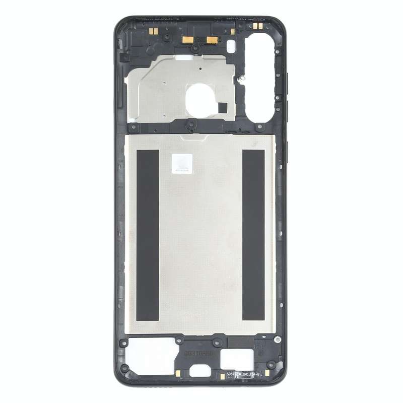 For Samsung Galaxy A21 SM-A215  Middle Frame Bezel Plate (Black)