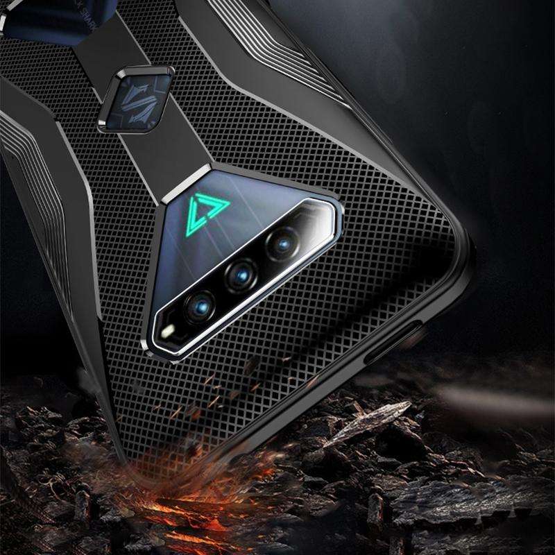 For Xiaomi Black Shark 4 TPU Cooling Gaming Phone All-inclusive Shockproof Case(Gray)