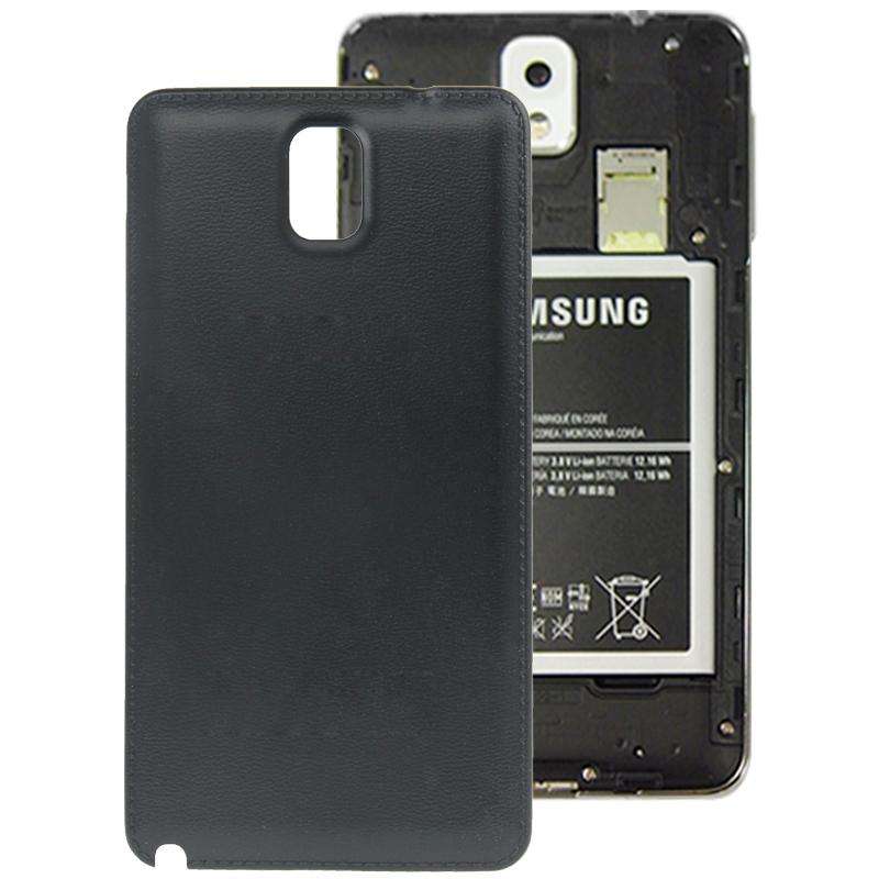 For Galaxy Note III / N9000 Original Litchi Texture Plastic Battery Cover (Black)