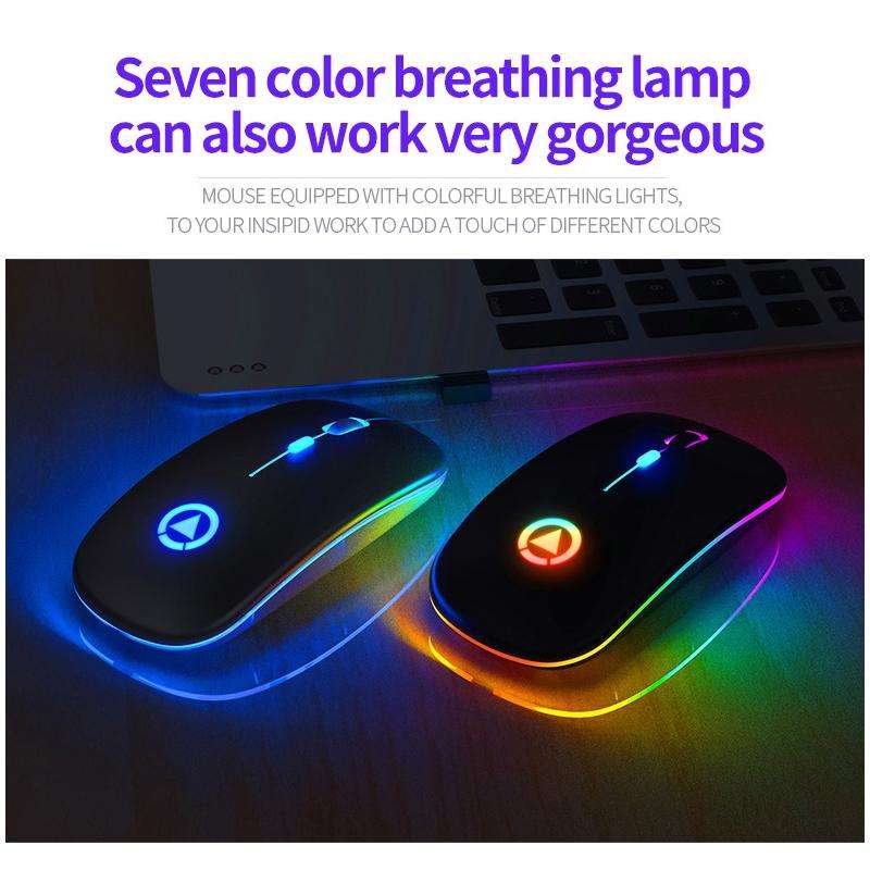 YINDIAO A2 2.4GHz 1600DPI 3-modes Adjustable Wireless Silent Mouse, Battery Powered(Black)