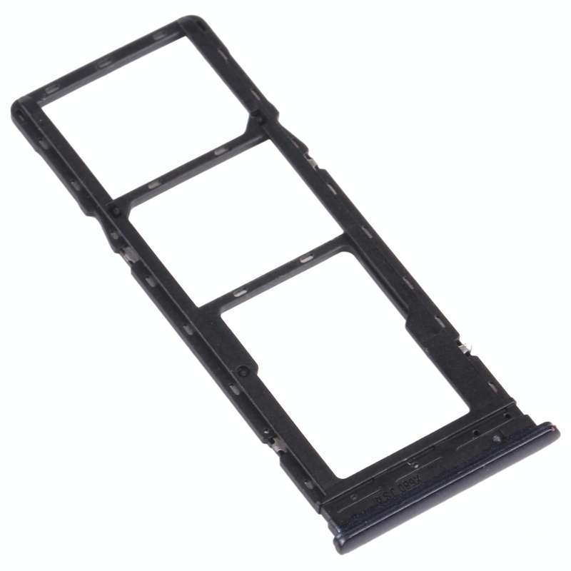 For infinix Hot 9 Play X680 C680B X680C SIM Card Tray + SIM Card Tray + Micro SD Card Tray (Black)