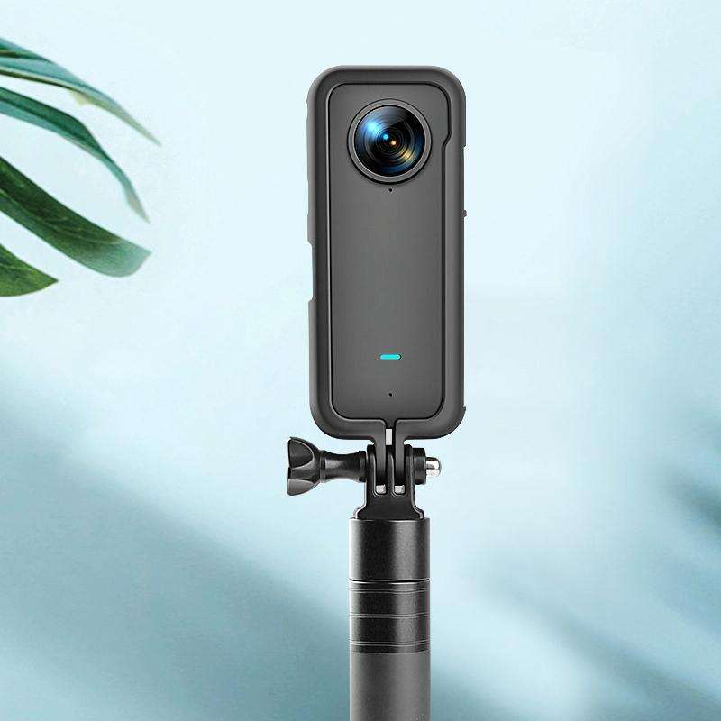 PULUZ PC Protective Frame for Insta360 ONE X2, with Adapter Mount & Screw(Black)
