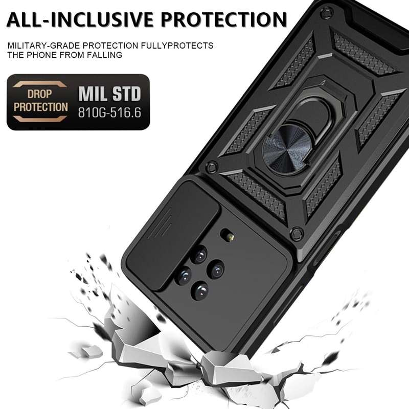 For Nokia G10 / G20 Sliding Camera Cover Design TPU+PC Phone Case(Silver)