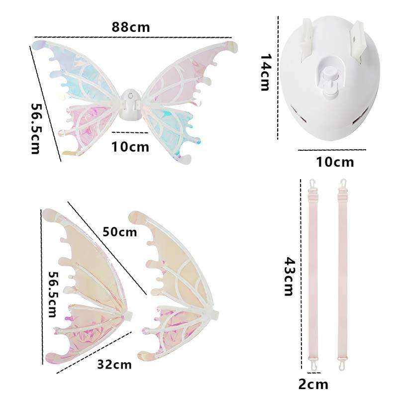 Rockwoo R01 DIY Electric Butterfly Elf Wings Toy No Light