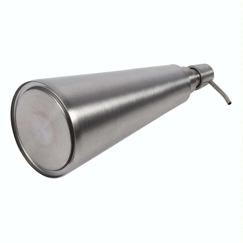 800ml Stainless Steel Soap Dispenser Cone Hand Sanitizer Bottle