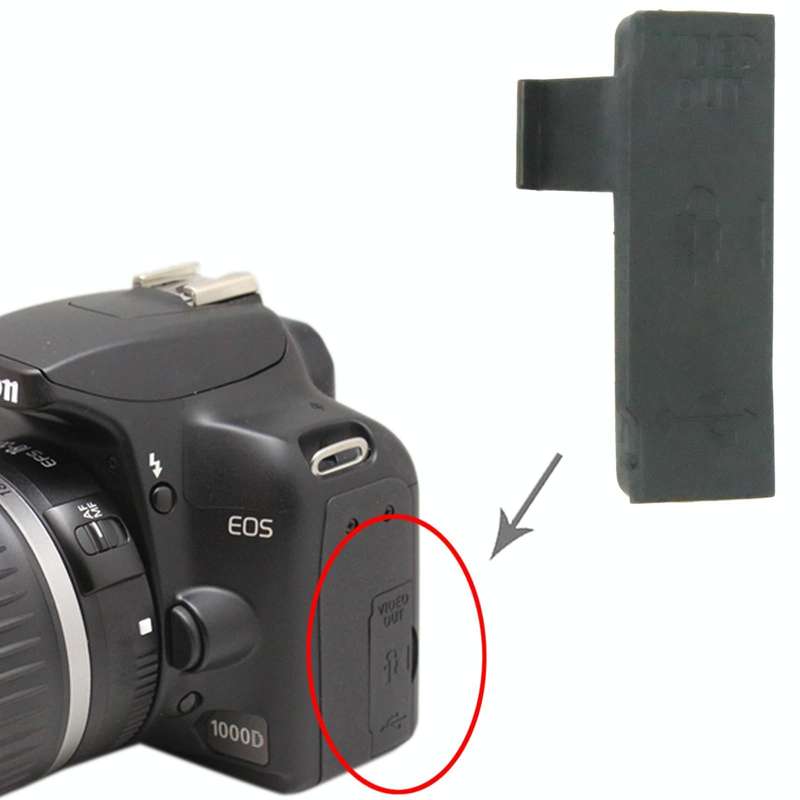 For Canon EOS 1000D OEM USB Cover Cap
