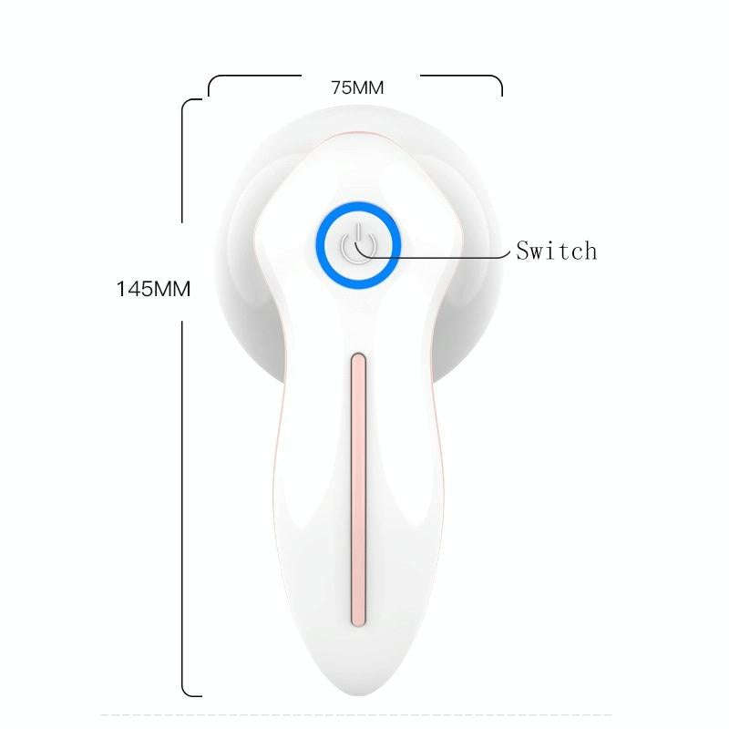 Rechargeable Hair Ball Trimmer Shaving Pompom, Colour: White Three-blade Knife Head