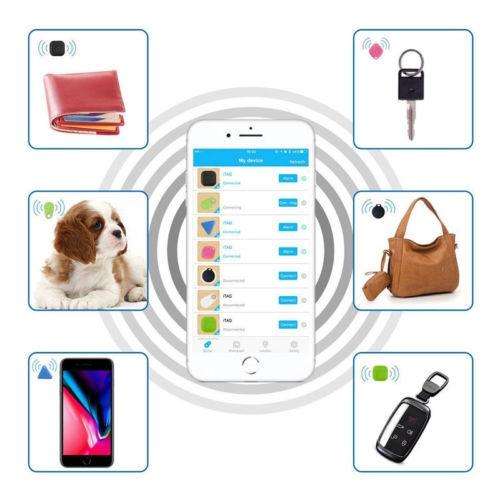 Pet Child Wallet Alarm Key Finder Mini Tag Smart Tracker Bluetooth GPS Locator Alarm Auto Car Pet...