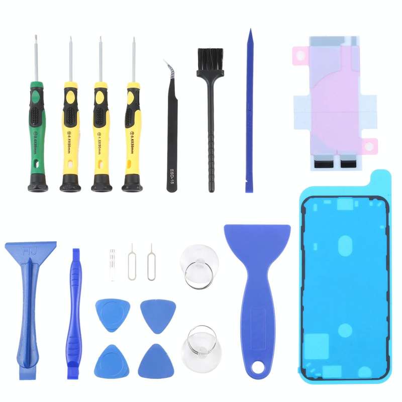 JIAFA JF-8182 21 in 1 Battery Adhesive + LCD Frame Waterproof Adhesive + Repair Tool Set For iPho...