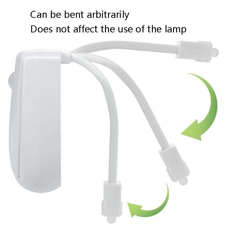 Hanging LED Toilet Light Intelligent Automatic Human Body Induction Light(RGB Multicolor)