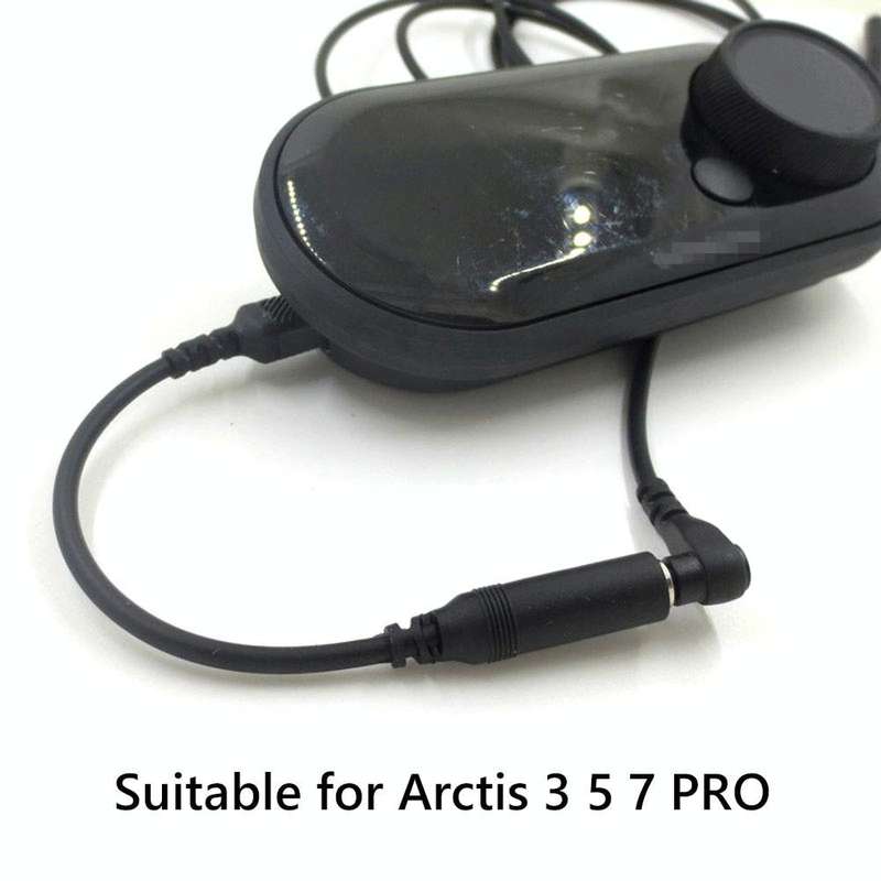 For SteelSeries Arctis 3 5 7 Pro Headphone Sound Card Adapter Cable Audio Cable(B Style)
