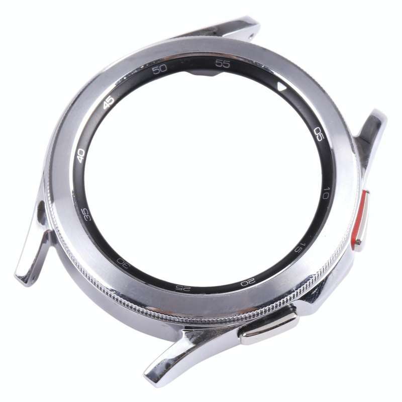 Original LCD Screen Frame Bezel Plate For Samsung Galaxy Watch4 Classic 42mm SM-R880(Silver)