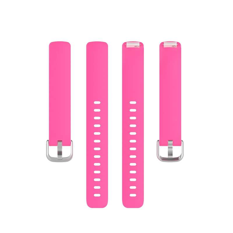 For Fitbit Inspire 2 TPE Watch Band, Size:L(Pink)