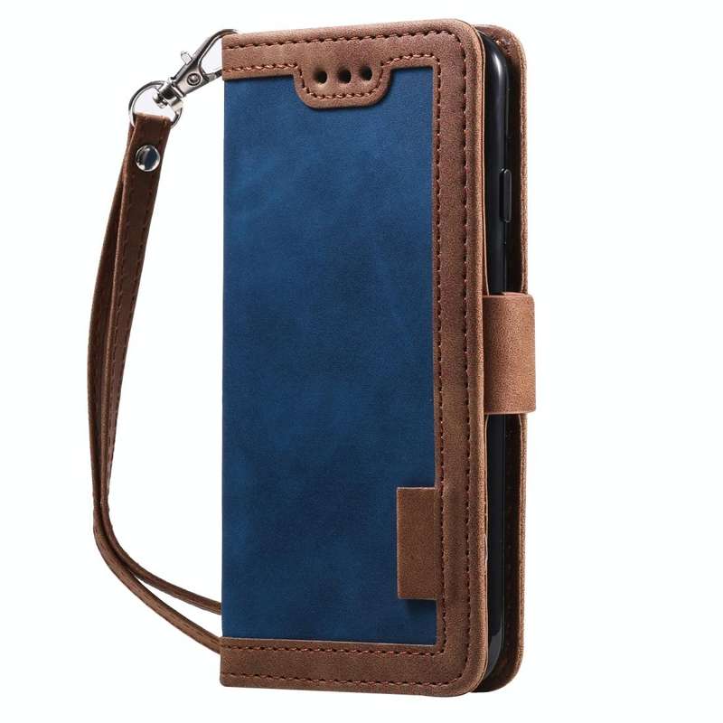 For iPhone SE 2022 / SE 2020 / 8 / 7 Retro Splicing Horizontal Flip Leather Case with Card Slots ...