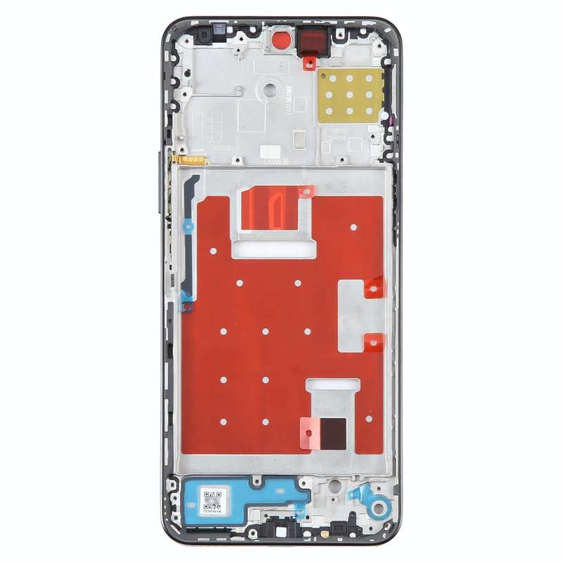 For Honor X8a Front Housing LCD Frame Bezel Plate(Black)