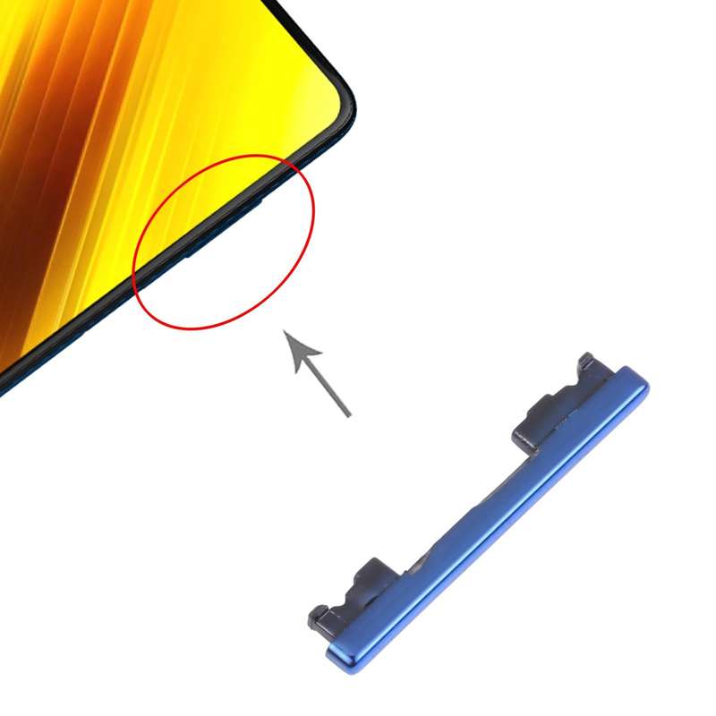 Volume Control Button for Xiaomi Poco X3 NFC / Poco X3 (Blue)