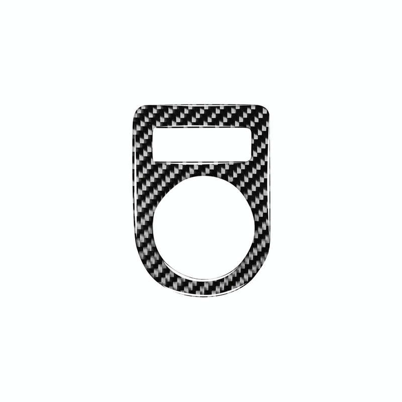 Car Carbon Fiber Gearshift Knob Decorative Stickers for Jaguar F-PACE X761 XE X760 XF X260 XJ 201...