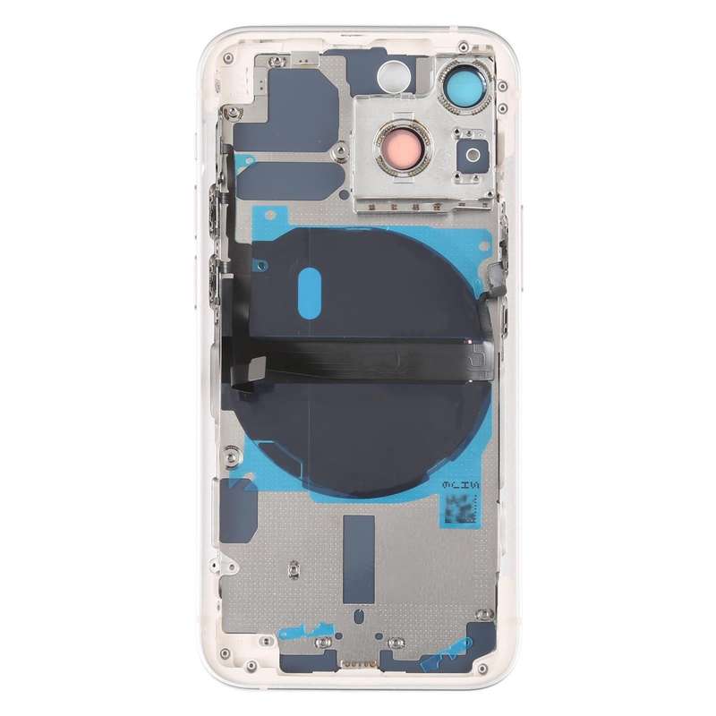 For iPhone 13 mini Battery Back Cover with Side Keys & Card Tray & Power + Volume Flex Cable & Wi...