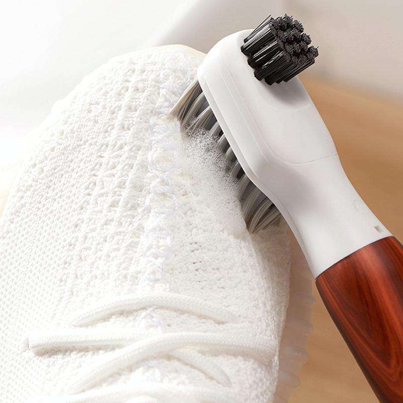 Sonic Vibration Shoe Brush Electric Shoe Washing Double Bristles to Clean Lazy Wash Protector, Co...