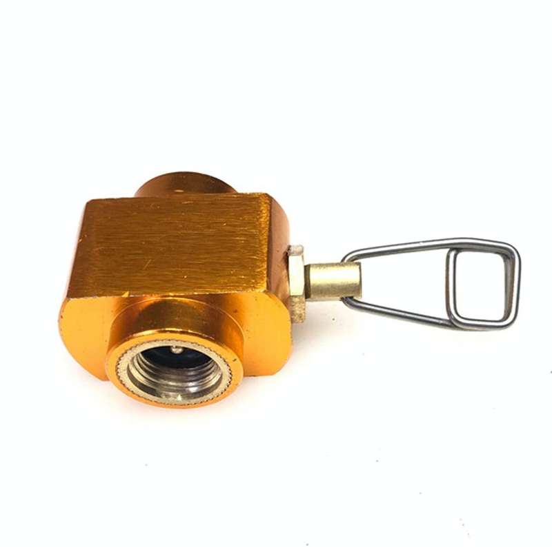 Outdoor Camping Gas Tank Refill Converter Connector Adjustable Gas Cartridge Refill Valve Adapter A