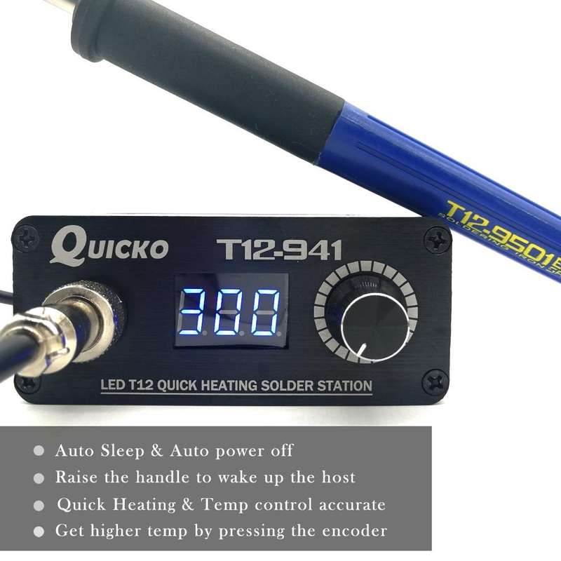 MINI T12-941 LED Soldering Station Electronic Welding Iron Portable Welding Tool