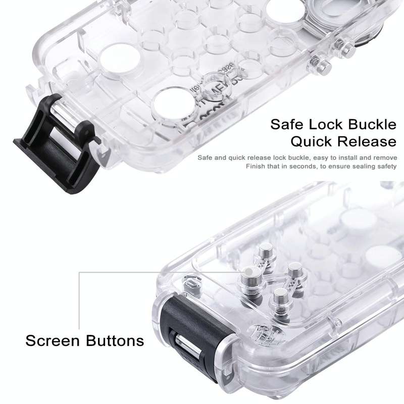 PULUZ PULUZ 40m/130ft Waterproof Diving Case for Huawei P20, Photo Video Taking Underwater Housin...