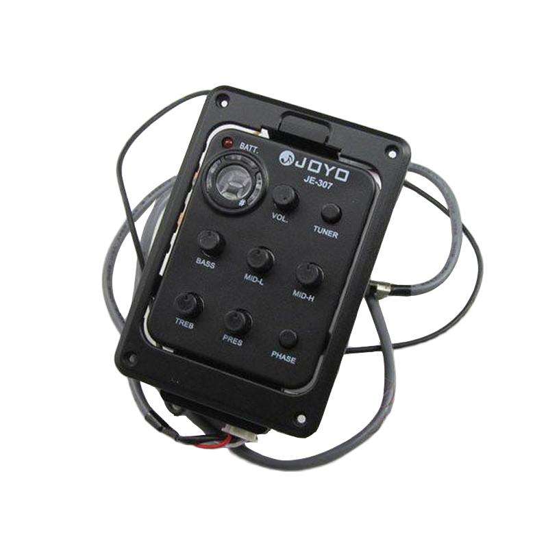 JOYO JE-307 Guitar Pickup 5-Band Equalizer Folk Guitar EQ Acoustic guitarra Pickup Preamp Electri...