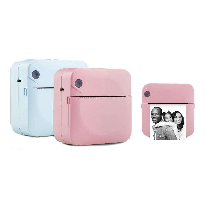 C17 Bluetooth Pocket Mini Label Printer Inkless Thermal Printer Wireless Photo Printer(White)