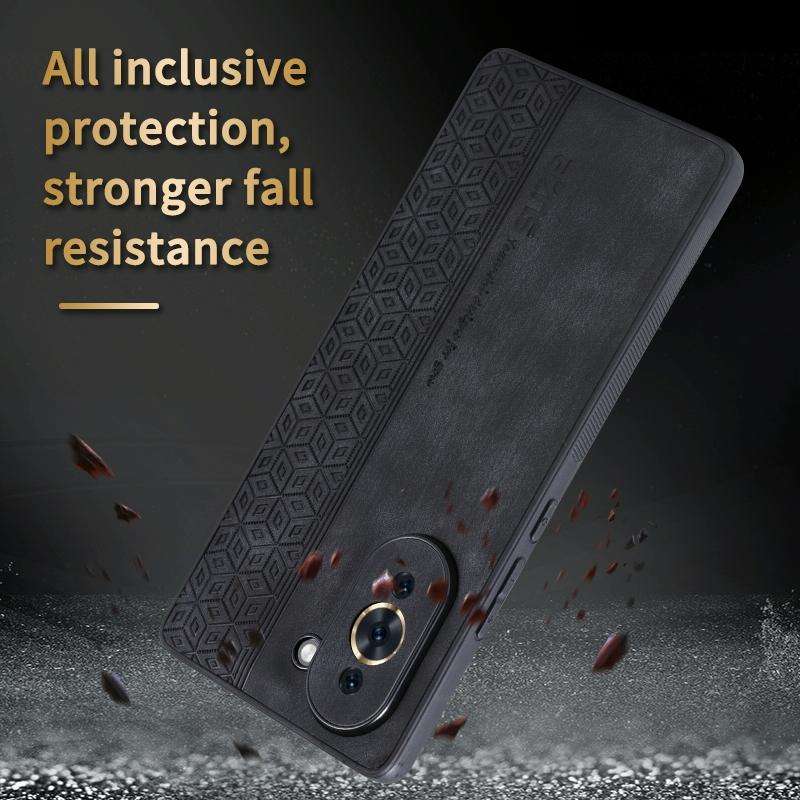 For Huawei nova 10 Pro AZNS 3D Embossed Skin Feel Phone Case(Purple)