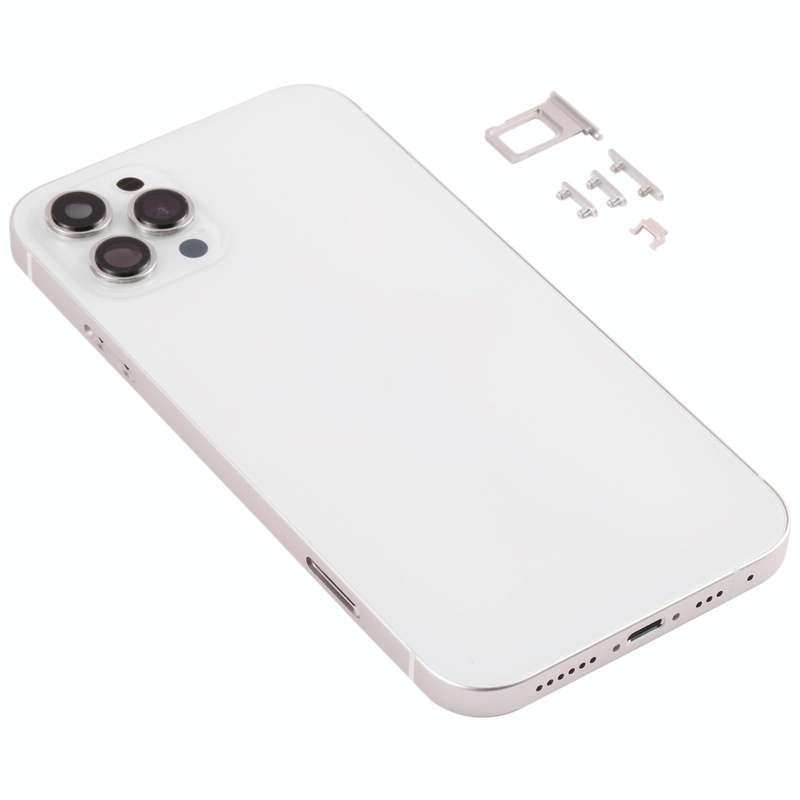 Back Housing Cover with Appearance Imitation of iP13 Pro for iPhone 11(White)