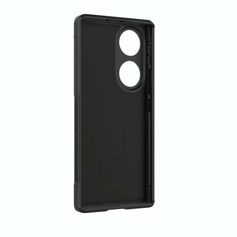 For Honor 70 5G Magic Shield TPU + Flannel Phone Case(Dark Blue)