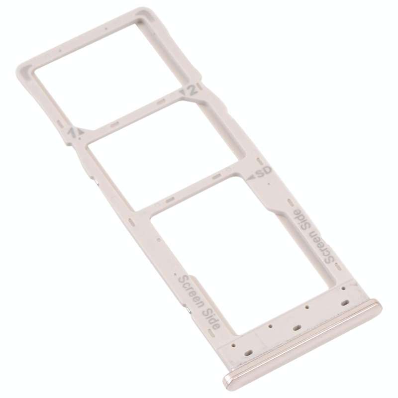 For Tecno Pouvoir 3 Plus LB8 LB8a SIM Card Tray + SIM Card Tray + Micro SD Card Tray (Gold)
