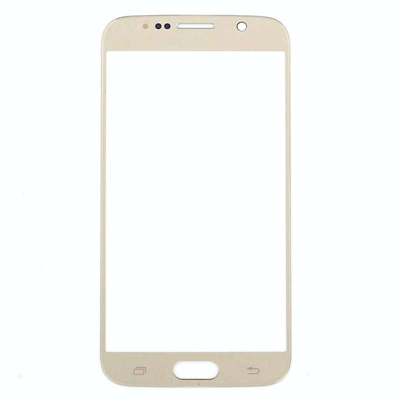 For Samsung Galaxy S6 / G920F 10pcs Front Screen Outer Glass Lens (Gold)