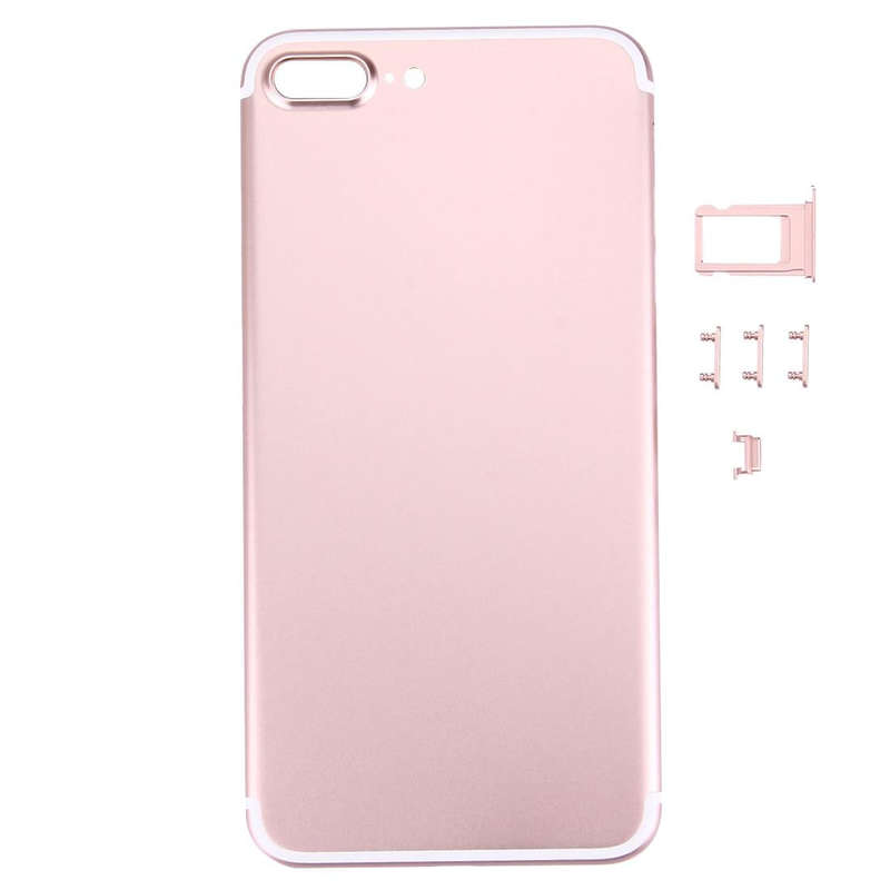 5 in 1 for iPhone 7 Plus (Back Cover + Card Tray + Volume Control Key + Power Button + Mute Switc...