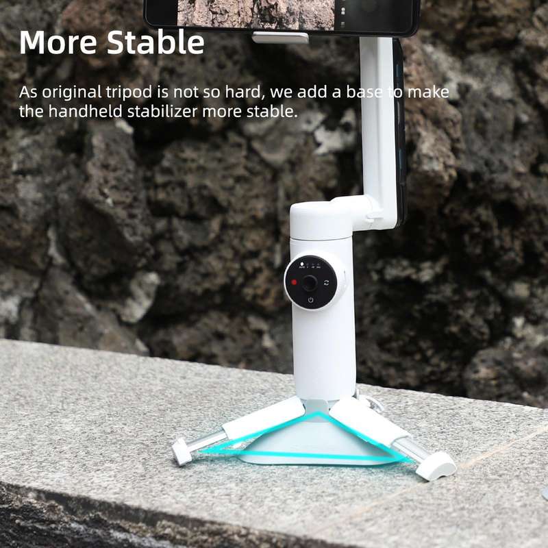 For Insta360 Flow Sunnylife Plastic Gimbal Tripod Base Stand (Grey)