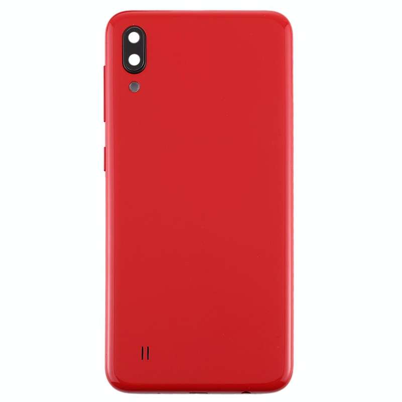 For Galaxy M10 Battery Back Cover (Red)