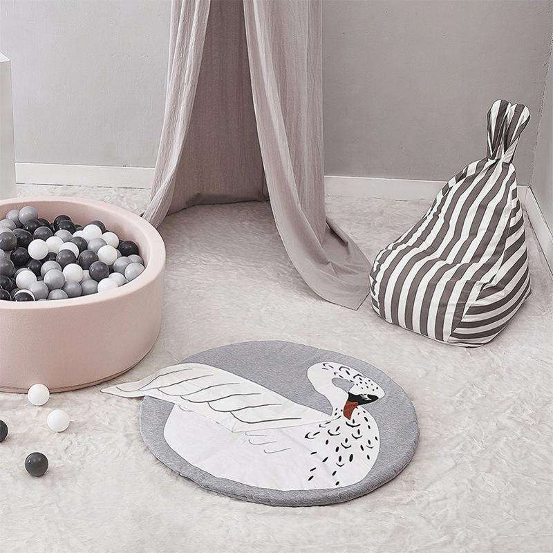 Baby Infant Play Mats Kids Crawling Carpet Floor Rug Baby Bedding Rabbit Blanket Cotton Game Pad ...