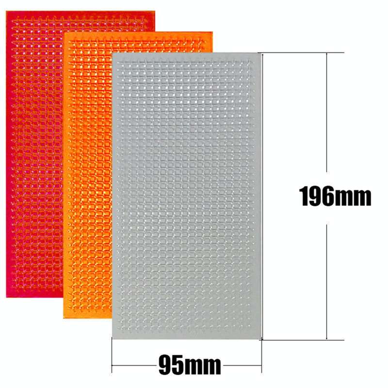 Sikeo Car Tail Light Repair Patch DIY Quick Patch Tool Package(Red+Yellow+Transparent)