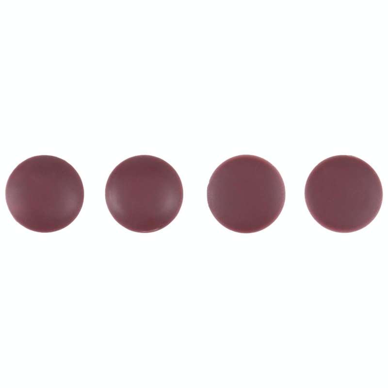 For Microsoft Surface Laptop 1 / 2 1769 13.5 inch  4 in 1 Bottom Case Rubber Mats (Red)