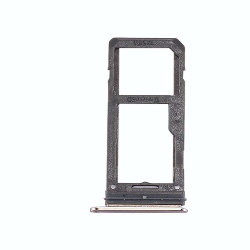 For Galaxy S8 SIM Card Tray + Micro SD Tray (Gold)