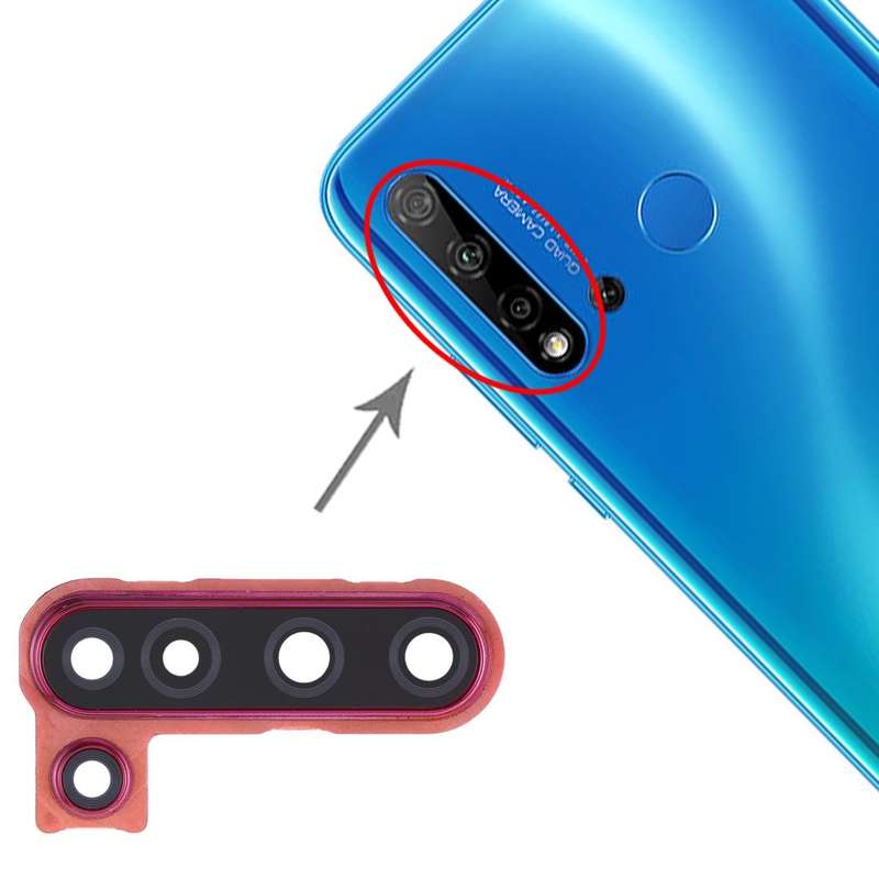 For Huawei Nova 5i  Camera Lens Cover (Red)