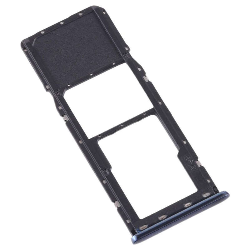 For Galaxy A7 (2018) / A750F SIM Card Tray + Micro SD Card Tray (Black)