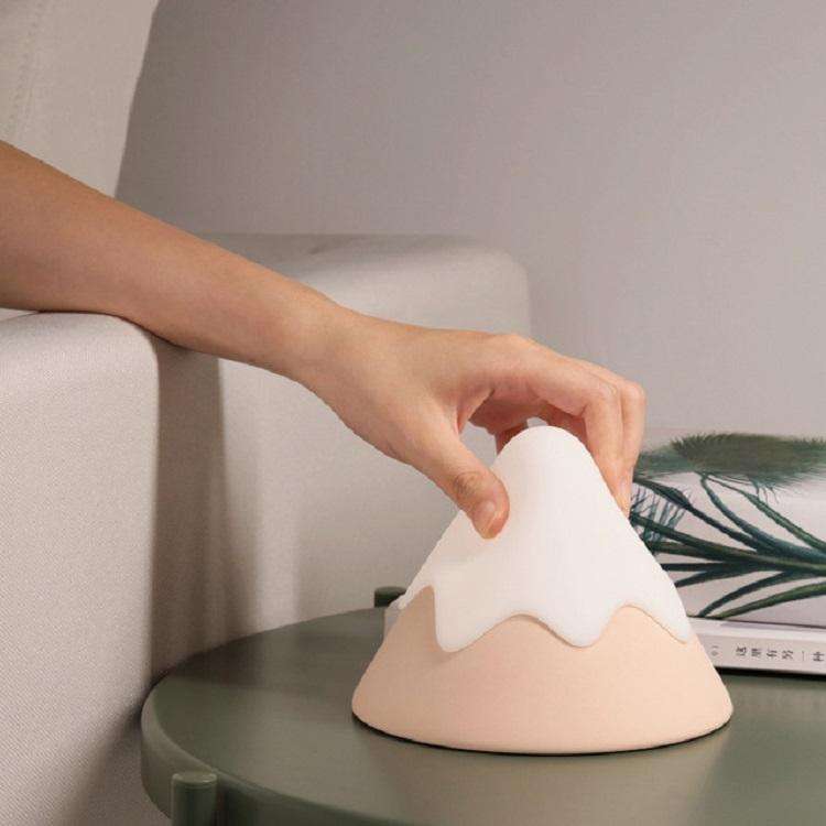 Snow Mountain Night Light Atmosphere Lamp Creative Bedside LED Lamp(Gray)