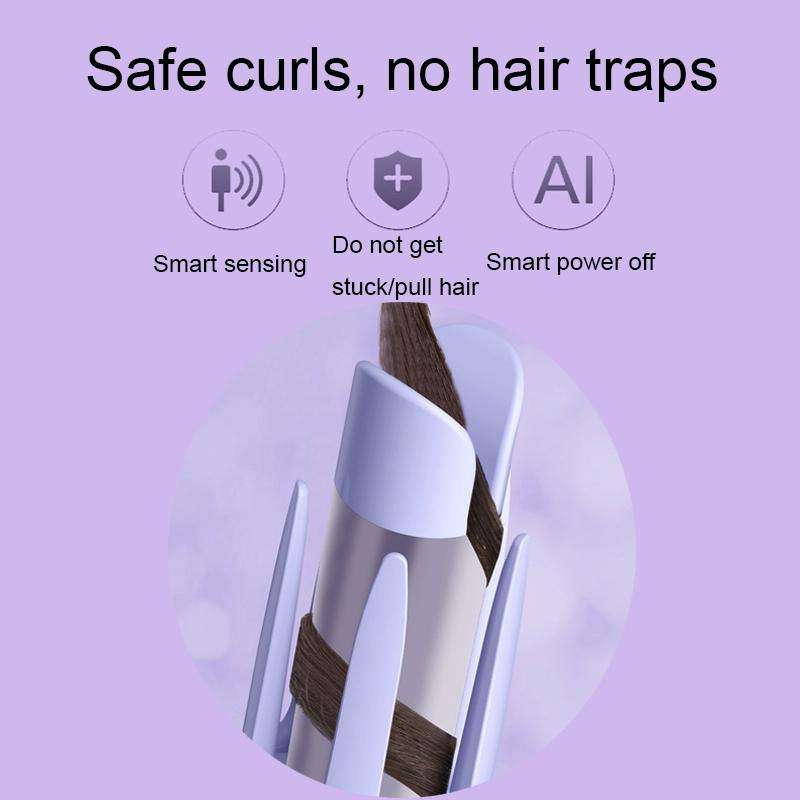 RD-2118 32mm Intelligent Induction Automatic Curling Iron Electric Rotary Automatic Hair Curler, ...
