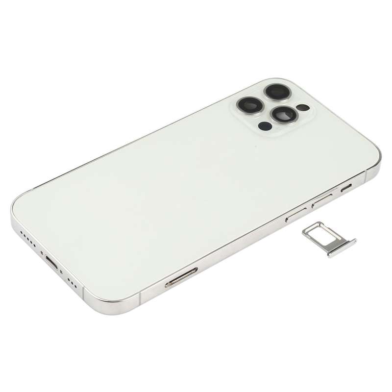 Battery Back Cover (with Side Keys & Card Tray & Power + Volume Flex Cable & Wireless Charging Mo...